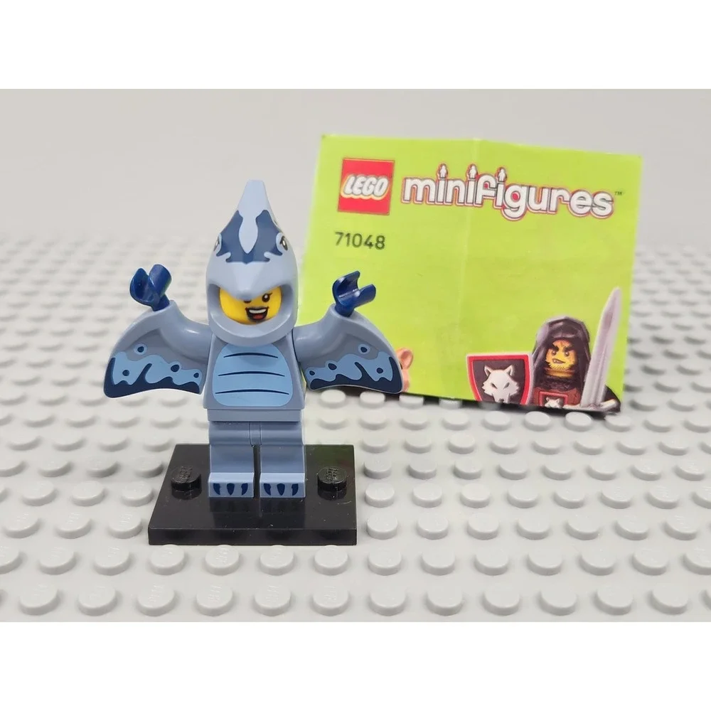 LEGO Pterodactyl Costume Minifigure Series 27 71048 Sand Blue New